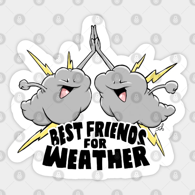 Best Friends for Weather Sticker by IT-Anastas